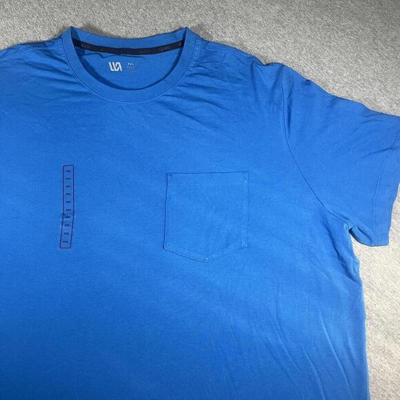 New VRST UV Protection Breath ability Mens XXL Blue Crew Neck T-Shirt w Pocket - Picture 1 of 7